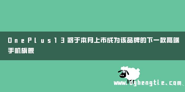 OnePlus13将于本月上市成为该品牌的下一款高端手机旗舰