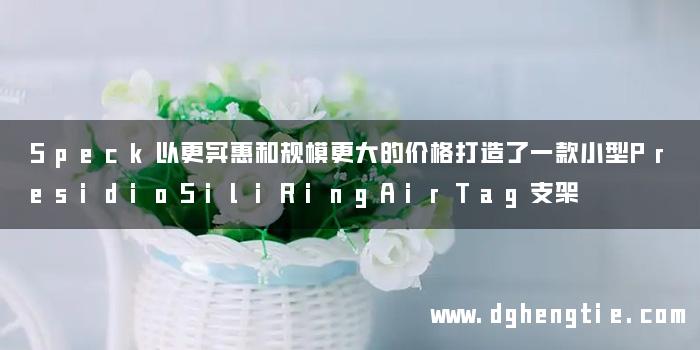 Speck以更实惠和规模更大的价格打造了一款小型PresidioSiliRingAirTag支架