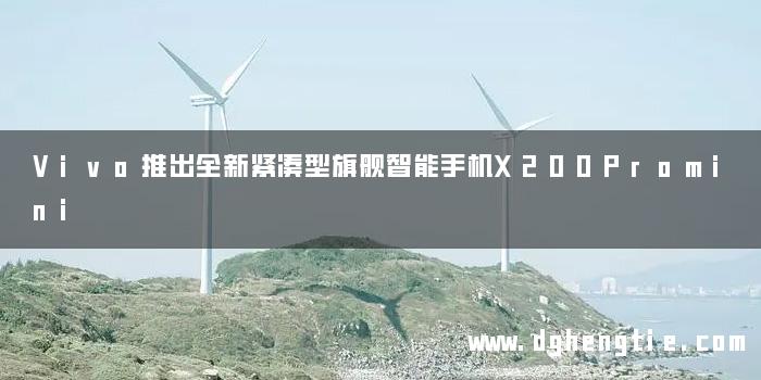 Vivo推出全新紧凑型旗舰智能手机X200Promini