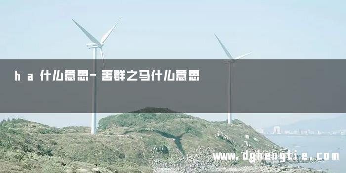 ha什么意思-害群之马什么意思