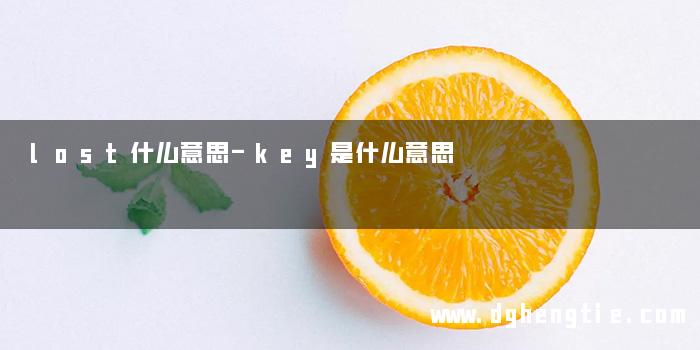 lost什么意思-key是什么意思