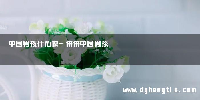 中国男孩什么梗-讲讲中国男孩