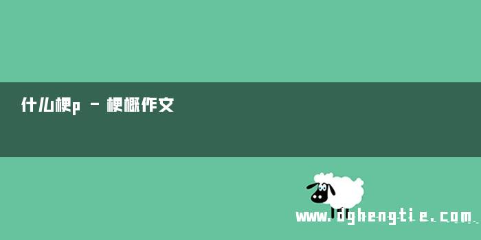 什么梗p-梗概作文