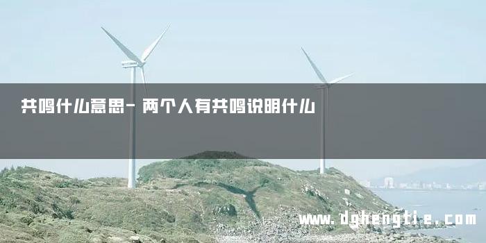 共鸣什么意思-两个人有共鸣说明什么