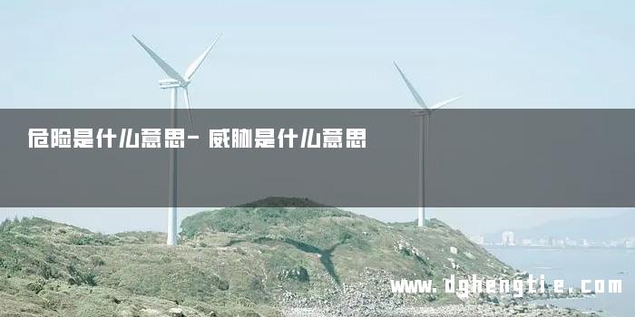 危险是什么意思-威胁是什么意思
