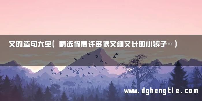 又的造句大全（精选梳着许多根又细又长的小辫子…）