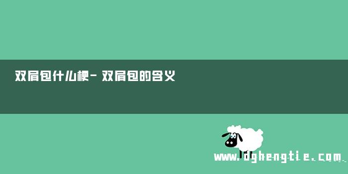 双肩包什么梗-双肩包的含义