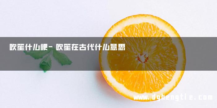 吹笙什么梗-吹笙在古代什么意思