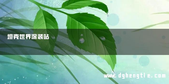 坦克世界涂装站