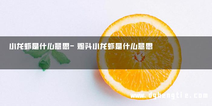 小龙虾是什么意思-炮头小龙虾是什么意思