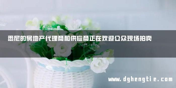悉尼的房地产代理商和供应商正在欢迎公众现场拍卖