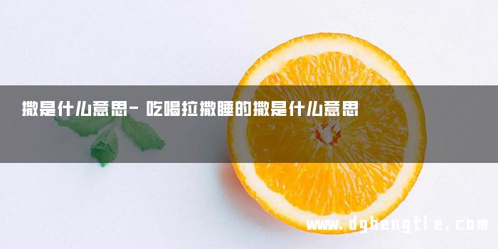 撒是什么意思-吃喝拉撒睡的撒是什么意思