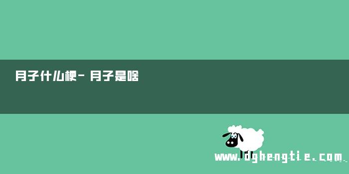 月子什么梗-月子是啥