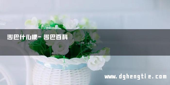 沙巴什么梗-沙巴百科