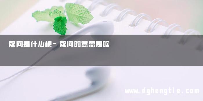 疑问是什么梗-疑问的意思是啥