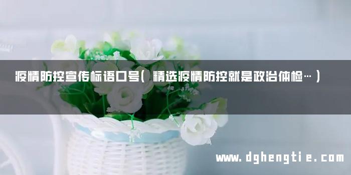 疫情防控宣传标语口号（精选疫情防控就是政治体检…）