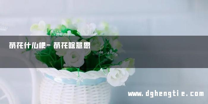 茶花什么梗-茶花啥意思