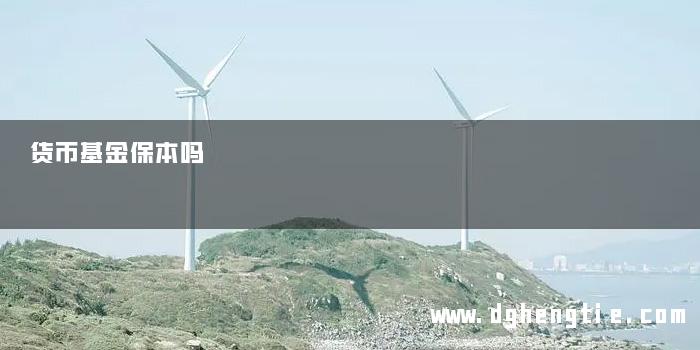 货币基金保本吗