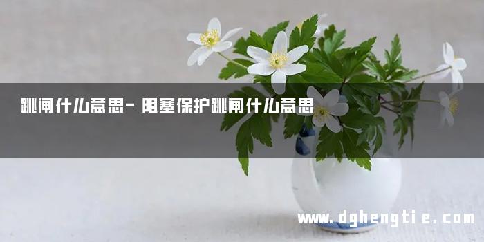 跳闸什么意思-阻塞保护跳闸什么意思