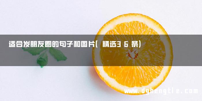 适合发朋友圈的句子和图片（精选36条）